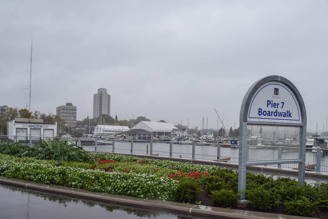 Hamilton's West Harbour pier 7 boardwalk