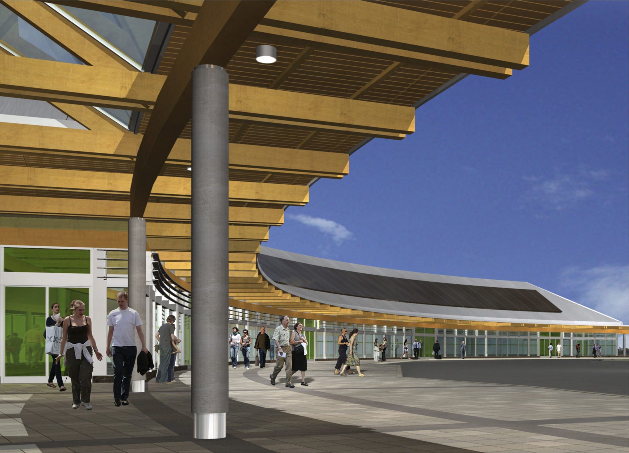 Rendering of GO station in Burlington