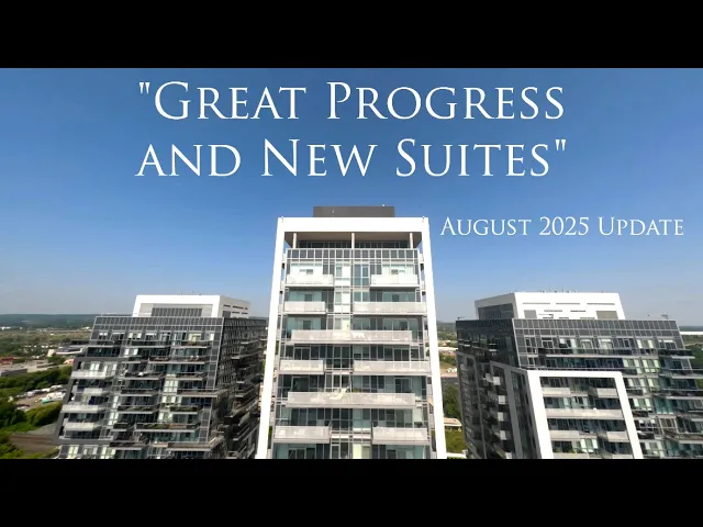 August 2025 Construction Update video still
